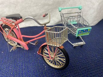 Mini Shopping Cart And Bike