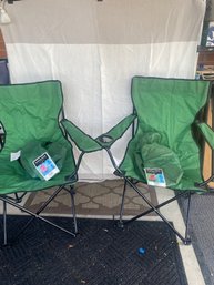2 Folding Camping Chairs