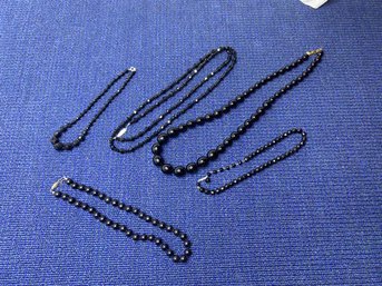 5 Black Necklaces