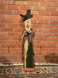 Wood Snowman And Tree