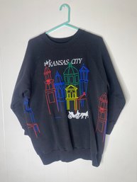 Vintage Only In Kansas City Sweatshirt - Size Xl