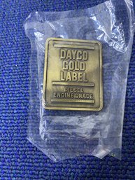 Vintage Dayco Gold Label Belt Buckle