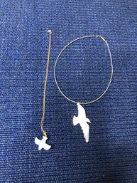 2 Bird Necklaces