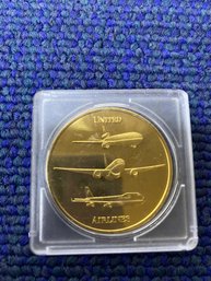 United Airlines Coin