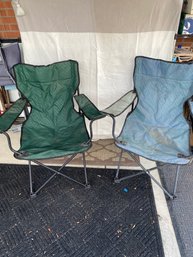 2 Camping Folding Chairs