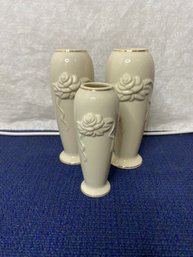 3 Lenox Vases