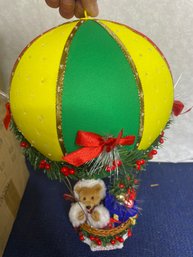 Vintage 15 Fiber Optic Christmas Air Balloon With Stand