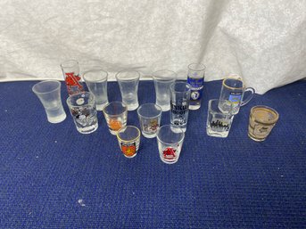Bundle Of 15 Shot Glasses