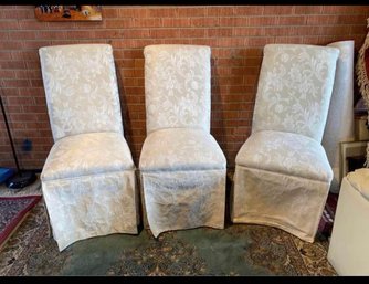 3 White Chairs