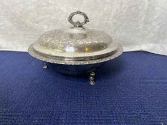Silver Bowl With Lid