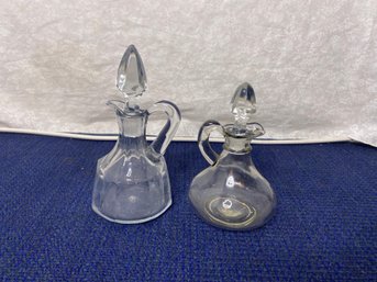 2 Small Decanters