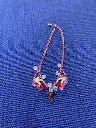 Vintage Pink And Color Necklace
