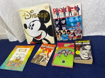 Bundle Of Old Books- Disney And The Beatles