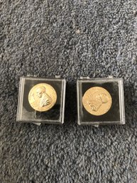 Two Union Pacific Coins