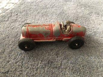 Vintage Cast Iron Racing Car