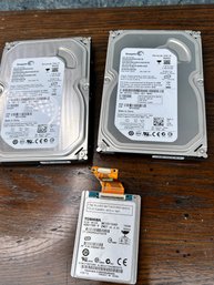 2 Seagates And Toshiba Drives