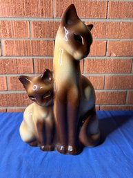 Ceramic Cat Statue