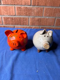 Two Small Piggy Banks