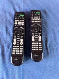 Two Sony Remotes