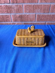 Ceramic Vintage Butter Dish