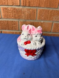 Ceramic Bunny Bank