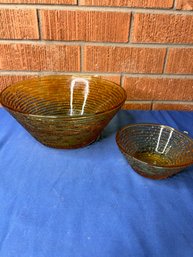 Vintage Gold Bowl Set