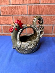 Ceramic Chicken Basket