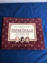 American Girls Paper Doll Book