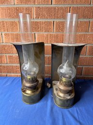 Two Electric Plug In Lanterns