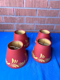 Four Small Lampshades