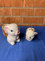 Pig And Bunny Ceramic