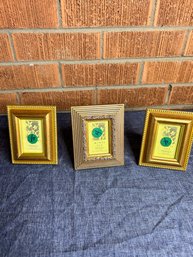 Three Gold Frames