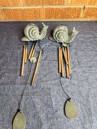 Two Snail Wind Chimes