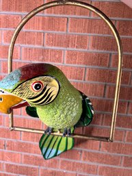Vintage Hanging Parrot