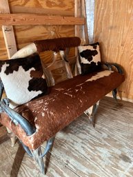 Cow Hide Couch