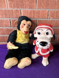 Vintage Monkey And Dog