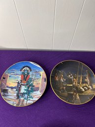 American Indian Life And Legends Plates (2)