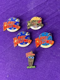 Planet Hollywood Cafe Pins (5)