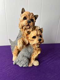 Danbury Mint - Yorkies Statue