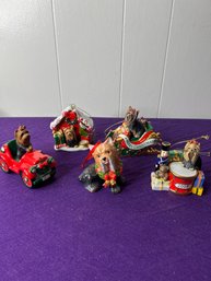 Yorkie Christmas Ornaments (5)