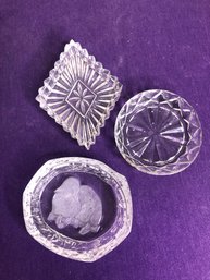 Small Crystal Dishes