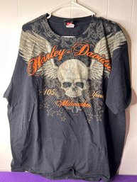 Harley Davidson Tshirt - Skull