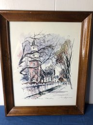 Burton Parrish Church - John Haymson- 13.5 X 16.5