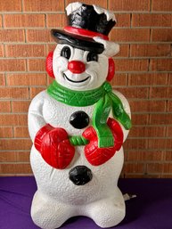 Vintage Blow Mold  Snowman