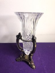 Crystal Vase W/stand- 11T