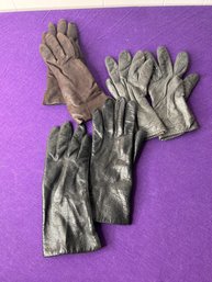 Three Pair Of Womens Gloves