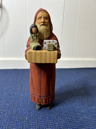 Folk Art Santa