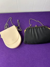 Black Purse And Cream Purse