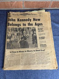 Old Newspaper - Nov   1963
