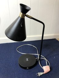 Lamp With Wireless Charging And USB Port